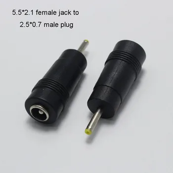 1px 5.5x2.1 mm ženski priključek na 5,5 mm 3,5*1.35 mm 2,5 mm vtič DC Napajalni Konektor Adapter za ventilator svetilka obraz pranje instrument