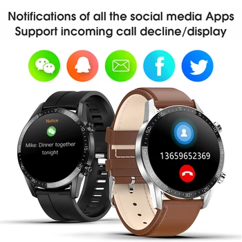 Ipbzhe Pametno Gledati Moške 2021 Android IP68 EKG Smartwatch Moški Športni Reloj Inteligente Pametno Gledati Za Telefon Iphone Android Huawei