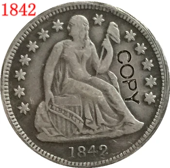 ZDA 1842 P,O Sedijo Svobode niti centa KOPIJO KOVANCEV