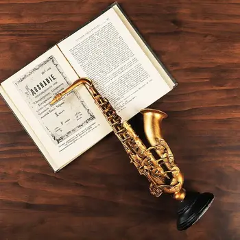 Luksuzni Nordijska Letnik Violina Saksofon Model Okraski Glasbeni Instrument Kip Doma Dekor Dnevna Soba Kiparstvo Umetnostne Obrti Darilo
