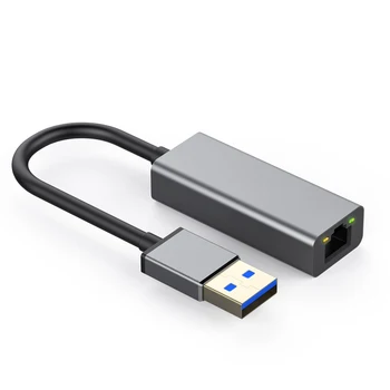 USB 3.0, Da RJ45 Omrežna Kartica Lan 10/100/1000 Mbps Ethernet Adapter Realtek RTL8153 Za Tablični RAČUNALNIK Win 7 8 10 XP