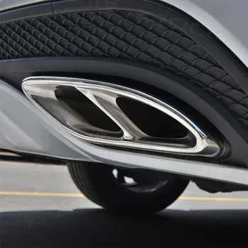 Za Mercedes-Benz novo A-razred W177 V177 A180 A200 2019 2020 2021 nerjaveče jeklene izpušne cevi, dekorativni okvir auto deli