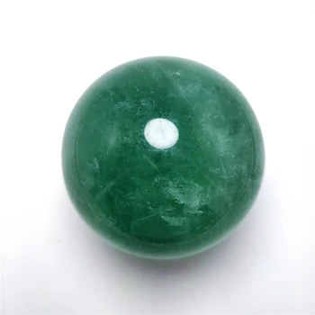 Naravna zelena fluorite žogo quartz crystal zdravilo žogo duha kamen