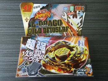 Igrača rezilo za prodajo Metal Fusion 4D nastavite L-DBAGO ZLATO DF105LRF otroci igre, igrače Božično darilo žiroskop