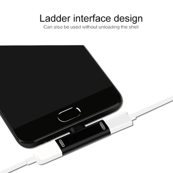 2021 T-oblikovane Slušalke USB-C Dual-port Adapter za Slušalke 2 V 1 Audio Polnilnik Cepilec Za Xiaomi Huawei Converter Dropshipping