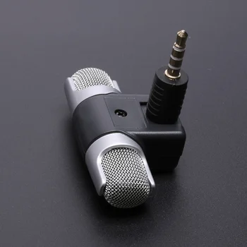 Prinaša dobička Kovinski Mikrofon 3.5 mm Jack Lavalier pritrjevalni Mikrofon Mini Audio Mikrofon Za Govor Leture Mobilni Telefon Mikrofon