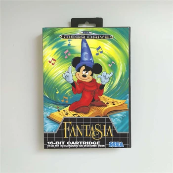 Fantasia - EUR Pokrov Z Drobno Polje 16 Bit MD Igra Kartice za Sega Megadrive Genesis Video Igra Konzola