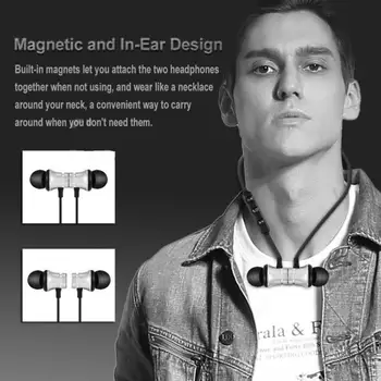 Magnetni Brezžične bluetooth Slušalke XT11 glasbo, slušalke, Telefon Neckband šport Čepkov Slušalke z Mikrofonom Za iPhone, Samsung Xiaomi