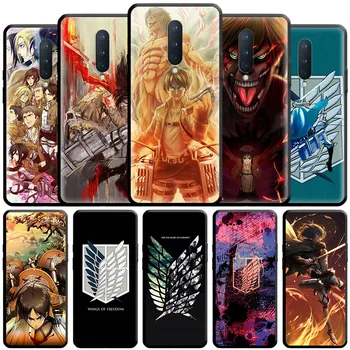 Anime Napad na Titan Telefon Primeru Za OnePlus Nord N100 N10 8 8T 7 7T Pro 5G Z Funda silikonski Pokrov Coque Sotf Lupini Capa