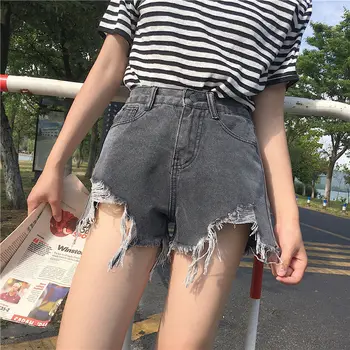 Poletje tanke traper hlače nove velikosti študentk korejska različica trend svoboden in tanka visoka vitka širok noge hlače