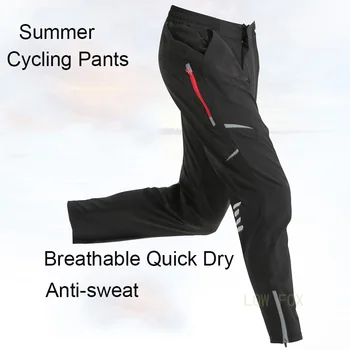 2021 Moške Kolesarske Hlače Dihanje Hitro Suhe Tanke Anti-znoj Bicicleta Motokros Mtb Jersey Multi-žep Odsevna Oblačila