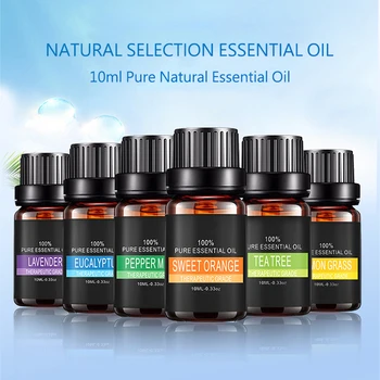 Pure Naravna Eterična Olja za Aromaterapijo Diffusers čajevca, Sivke Mint Limone Vodi Topen Lajšanje Stresa Bistvo