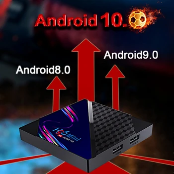 H96 Mini V8 TV Box Android 10 1080P 4K YouTube HD Smart Dvojno WIFI Brezžični TV Set-top Box 1G / 2G RAM 8G / 16G ROM