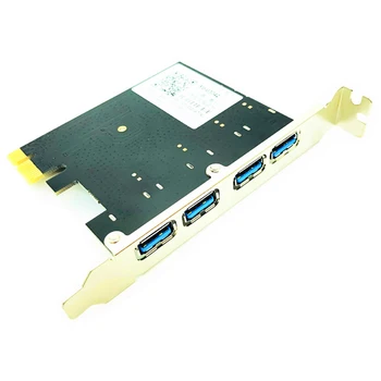 1 Nastavite Strokovno 4 Port PCI-E, Da USB 3.0 HUB PCI Express Širitev Sim Adapter 5 Gbps Hitrost Za Namizje