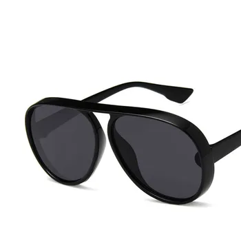 Yoovos 2021 Okrogla sončna Očala Moški Letnik Velik Okvir Debele Meji sončna Očala Za Ženske Candy Barve PC Klasične Prostem Potovanja