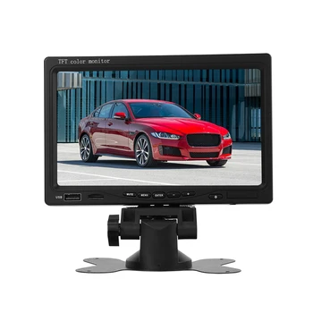 Klasičen Avto Monitor Video Player 7-palčni TFT LCD Zaslon za Vzvratno Pogled od Zadaj Kamero DVD Avto Vozila Accessaries Material Deli