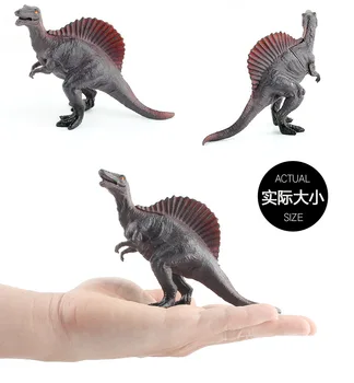 Jurassic Svetu Prazgodovinskih Dinozaver Simulacija Modela Igrača Dilophosaurus Spinosaurus figuric Igrače za Otroke, Izobraževalne