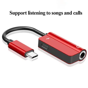 Tip C 3.5 Jack za Slušalke USB C do 3.5 mm AUX Slušalke Adapter Avdio kabel Za Huawei P30 Xiaomi 9 Apple iPhone 11 XS MAX