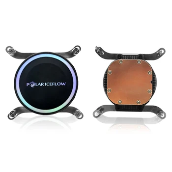 POLAR ICEFLOW 120 all-in-one RGB CPU Tekoče Hladilnik z 120mm PWM Radiator Ventilator za Intel LGA 115X