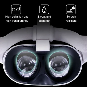 4PCS VR Objektiv Zaščitnik Film Za Oculus Quest 2 VR Očala TPU Mehko Film VR Objektiv Zaščitnik HD Film Anti-scratch Za Oculus Quest2