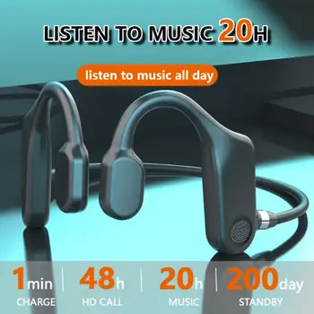 Lanxun /Jerry TWS Bluetooth 5.1 Slušalke Z Kostno Prevodnost Slušalke Brezžične Slušalke 9D HI-fi Zvočne Učinke IPX5 Nepremočljiva