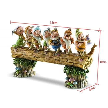 Na Zalogi Ročno Sedem Palček Drevesih Gnome Okrasite Vrt Mini Smolo Obrti Slika Bonsaj Na Prostem, Doma Dropshipping