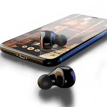 JIETMT M12 TWS Brezžične Bluetooth Slušalke 9D Stereo HI-fi Slušalke LED Zaslon Hrupa-preklic Glasbe Športne Slušalke Za Telefon