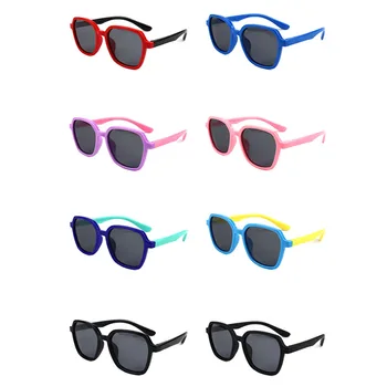 1pcs 2021 Nov Modni Polarizirana Otroci Fantje Dekleta Silikonski Prilagodljiv sončna Očala Odtenki Otrok poletje na Prostem Plaži Očala Uv400