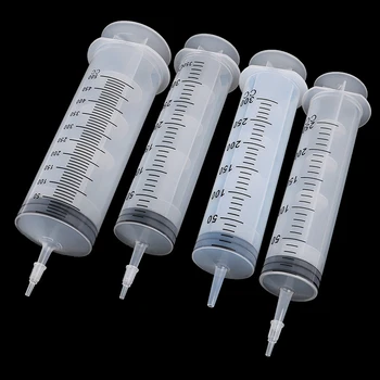 New Vroče 1PC Visoke zmogljivosti injekcijske brizge za Enkratno uporabo Hranil Sterilne Hydroponics Hranjenje Brizgo 250 ml,300 ml,350 ml,500 ml