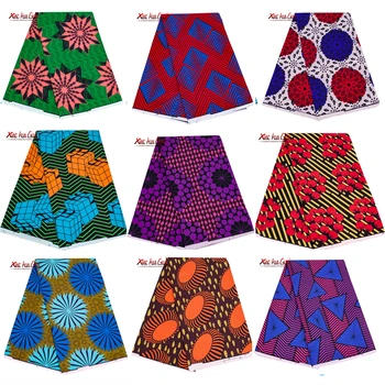 Poletje Afriške Tiskanja Tkanine Batik Ankara Mozaik Pravi Vosek Temperament Šivanje DIY Tekstilni Material Visoko Kakovosti Poliester