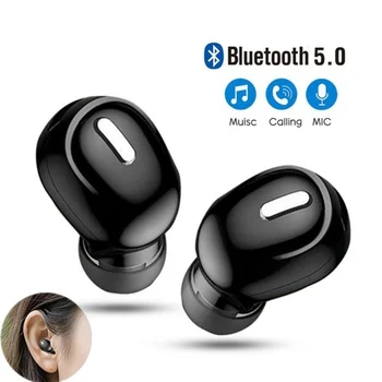 Mini X9 Brezžične Bluetooth Slušalke Slušalke Šport Gaming Slušalke z Mikrofonom za Prostoročno uporabo Stereo Čepkov Za Xiaomi vsi telefoni 5.0