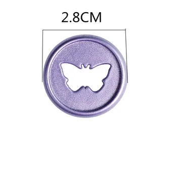 100PCS28MM plastika mat zavezujoče obroč, sponke, metulj ohlapno obliko listov gob luknjo zavezujoče ploščo sponke