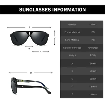 DUBERY blagovno Znamko Design Prostem Polarizirana Pilotni sončna Očala Moških Retro Ogledalo UV400 sončna Očala za Moške Vožnje Odtenki Moški Oculos