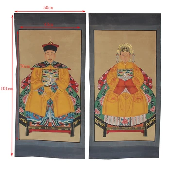 Ročno poslikane prednika slike na platno tkanina