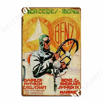 Nemški Vintage Avto Oglasov 1926 Kovine Znaki Plošče Stena Zidana Klub Bar Letnik Tin prijavite Plakati