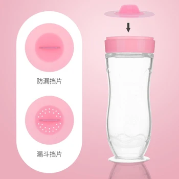 120ML Varno Novorojenega Otroka, Hranjenje Steklenički Malčka Silikonski Stisnite Hranjenje Žlico Mleka Steklenico Baby Usposabljanje Napajalni prehransko Dopolnilo