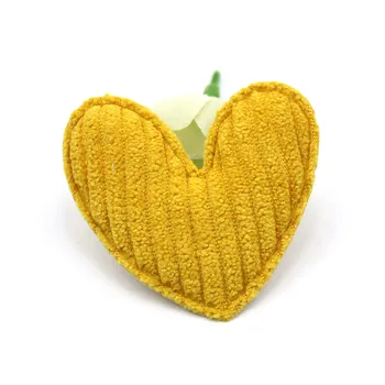 30Pcs 4.5 cm Flannelette Srce oblika Oblazinjeni Appliques Za Otroka Pokrivala Ostra Oprema DIY ročno Obrti, trgovini na debelo