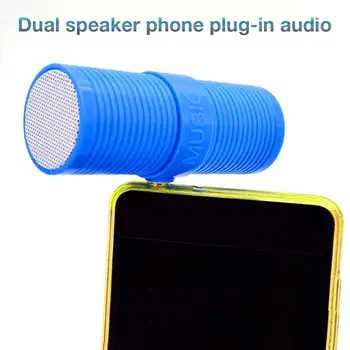 3,5 mm Jack Stereo Mini Zvočnik Prenosni Predvajalnik Glasbe MP3 Zvočnik Ojačevalnik in Zvočnik za Mobilni Telefon, Tablični RAČUNALNIK Padec ladijskega prometa