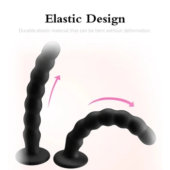Analni Čep Prostate Massager Izdelke, povezane s spolnostjo Vaginalne Stimulator Z Močnimi Bedak Silikonska Noga Dildo Sex Igrače za Moški in Ženska