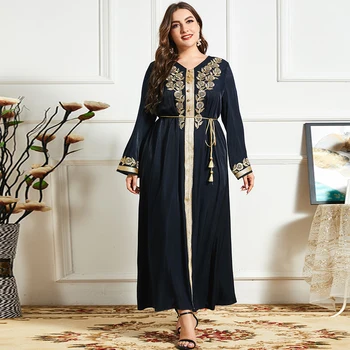 Abaya Dubaju, Turčija, Muslimani Moda Obleko Islam Oblačila Afriške Obleke Za Ženske Vestidos Haljo Arabe Djellaba Femme Musulman