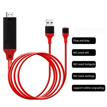 Za Strele Hdmi USB C USB 3.1 Tip C za HDTV HDMI Kabel AV Adapter 4K Za iPhone, iPad, Samsung Nokia 950 950XL LG Htc Macbook