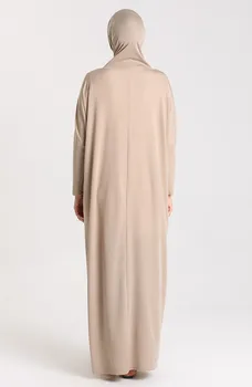 Muslimanska molitev obleko Hoodie hidžab tam kaftan islami Enem Kosu Ena Velikost Polno Zaprtih Priložnostne Jersey tkanine Oddaljena 4 letni Časi