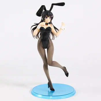 21 cm Taito Japonske Anime Aobuta Sakurajima Mai Zajček Dekle Ver Mai Senpai Anime PVC Slika Igrača Zbirateljske Model Lutka Darilo