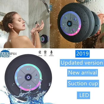 2021 Prenosni Bluetooth Zvočnik Hladen Tuš Zvočnik Brezžični Nepremočljiva Bluetooth Tuš Zvočnik Prostoročno Avto Prenosni Zvočnik