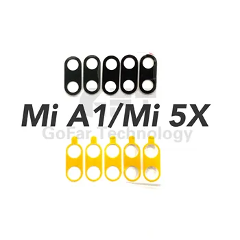 10pcs Zadaj Kamero Nazaj Stekleni Pokrovček Objektiva Za Xiaomi Redmi Mi A2 Lite Mi A1 A2 A3 5X 6X z Ahesive Nalepka
