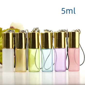24Pack 5ml Pearl Barve Steklo Steklenice Eterično Olje Roll Na Steklenicah Za Parfume Aromaterapija 1 Odpirač 3 Droppers