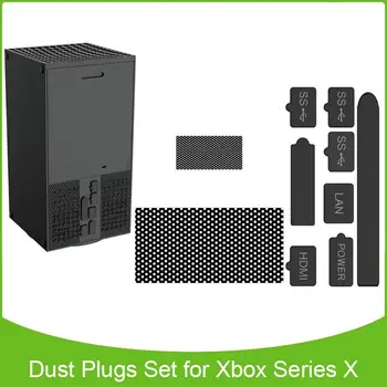Za Xbox Serije X Konzole Dustproof Bo Ustrezala Silikonski Prah Plug Pack Zaščitnik Prah Dokaz Očesa Filter Priključek Pokrov, Zamašek Primeru Kit