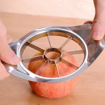 Kuhinja sadja in zelenjave orodja iz Nerjavečega Jekla Apple Rezalnik Slicer Zelenjave, Sadja Orodja Kuhinja Apple Enostavno Cut Rezalnik Slicer