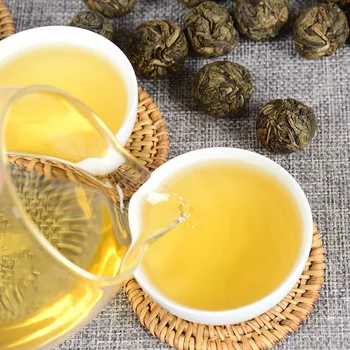 5A Kitajska Zlata Listov Ekološko Pu 'Er Čaj Yun Ku Zeleni Čaj Pu' Er Čaj Žogo Pu'Erh Čaj Za Jasno Ogenj Razstrupljanje Zdravstvenega Varstva