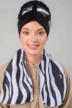 Hidžab Priložnostne Islamska Oblačila Visoke Kakovosti Moda Muslimanskih Turban Ženske Ročno Izdelani Band Lase Abaya Šal Dubaj Turčija Brezplačna Dostava